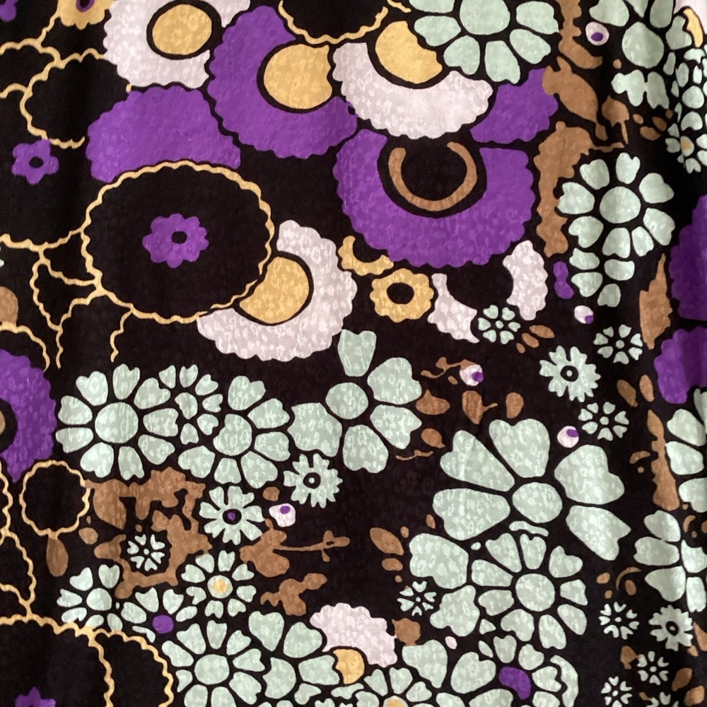 Ted Baker London Black Yvonn Exaggerated Shoulder Floral Crepe Top‎ Size 1 - Picture 7 of 16